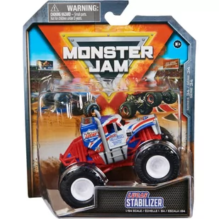MONSTER JAM TRUCK AUTO TERENOWE SPIN MASTER SERIA 34 LUCAS STABILIZER 1:64 - Samochody i pojazdy dla dzieci - miniaturka - grafika 1