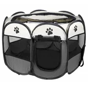 Sprzęt podróżny i transportery dla psów - MUFART Kojec uniwersalny MUFART 15077 Szary - miniaturka - grafika 1