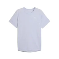 Koszulki sportowe męskie - Męska koszulka do biegania VELOCITY Tri-Blend PUMA Cool Weather Blue - miniaturka - grafika 1