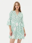 Sukienki - Vero Moda Sukienka codzienna Melba 10329936 Zielony Loose Fit - miniaturka - grafika 1