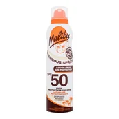 Balsamy i kremy do opalania - Malibu Lotion Spray Aerosol SPF50 preparat do opalania ciała 175 ml unisex - miniaturka - grafika 1