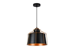 Lampa wisząca GOA E27 - czarny/złoty - Lampy sufitowe - miniaturka - grafika 1