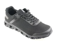 Buty sportowe męskie - Obuwie męskie sportowe News 24MN30-6728-M czarny - miniaturka - grafika 1