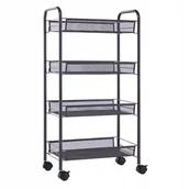 Meble kuchenne - ECARLA regał z kółkami SZ08 - miniaturka - grafika 1