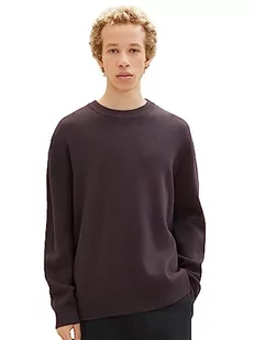 TOM TAILOR Denim Sweter męski, 12508-Coal Grey, XXL - Swetry męskie - miniaturka - grafika 1