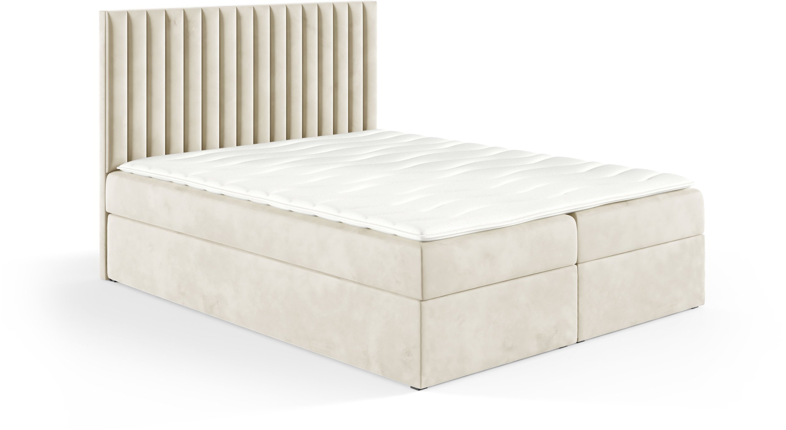 Łóżko kontynentalne Lilly Box 120x200 bez nóg riviera 21