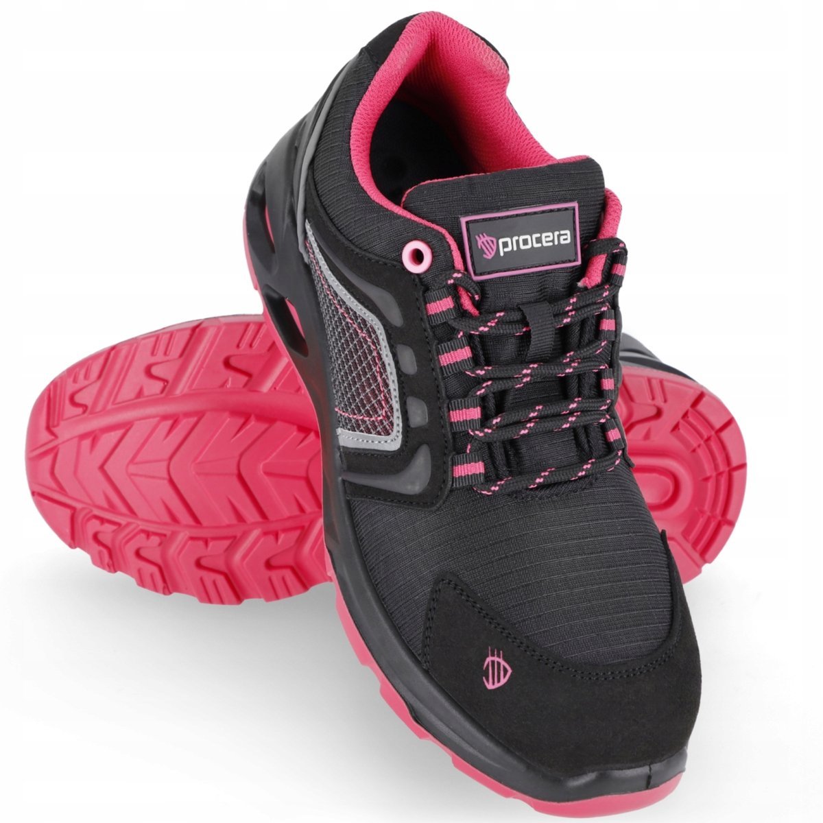 Buty robocze DAMSKIE lekkie półbuty z noskiem BHP OCHRONNE z podnoskiem 40