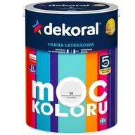 Farby wewnętrzne - Dekoral Farba lateksowa skandynawska szarość 5 L Akrylit W - miniaturka - grafika 1