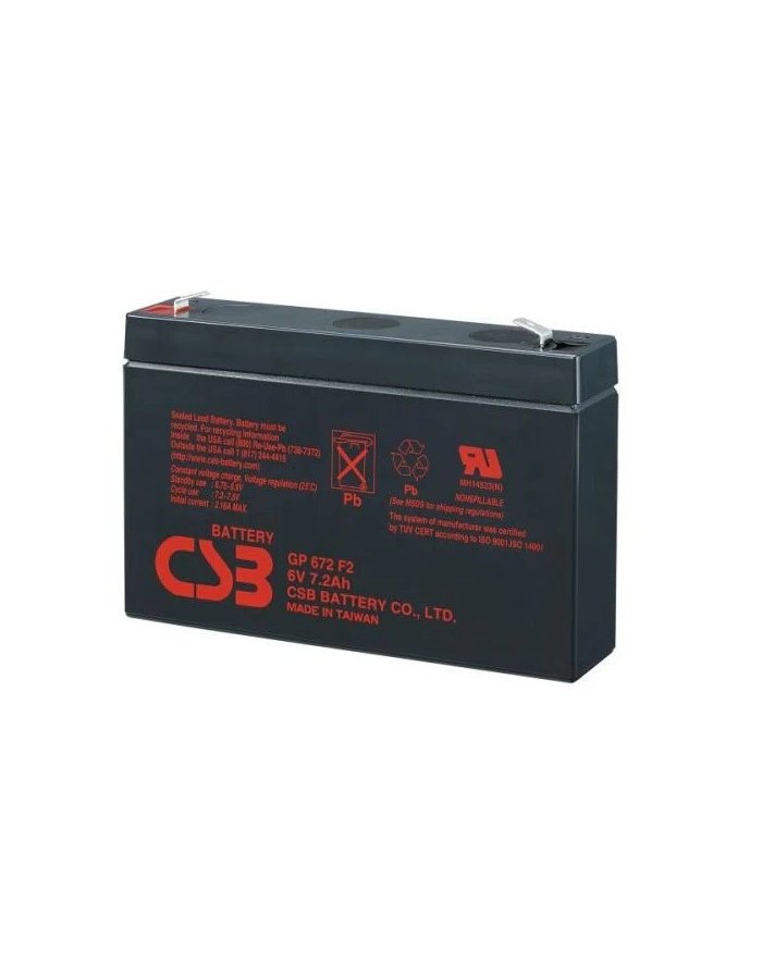 csb Akumulator GP672 F2 6V 7.2Ah