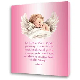 Obraz na płótnie modlitwa do Ciebie Boże - Ikony i obrazy sakralne - miniaturka - grafika 1