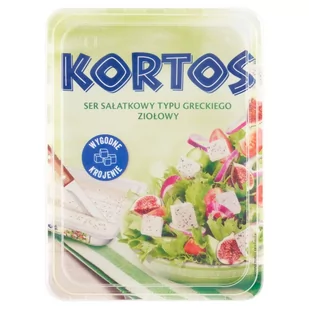 Kortos Ser sałatkowy typu greckiego ziołowy 160 g - Sery - miniaturka - grafika 1