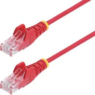 Kable miedziane - StarTech N6PAT50CMRDS kabel sieciowy Czerwony 0,5 m Cat6 U/UTP UTP - miniaturka - grafika 1
