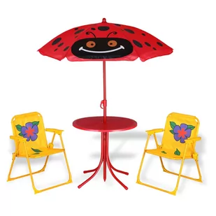 Meble dziecięce Biedronka Zestaw 2 krzesła Stół Parasol - Zestawy mebli dla dzieci - miniaturka - grafika 1