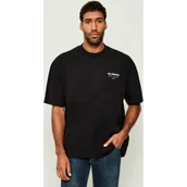 Koszulki męskie - AllSaints T-shirt UNDERGROUND | Oversize fit - miniaturka - grafika 1