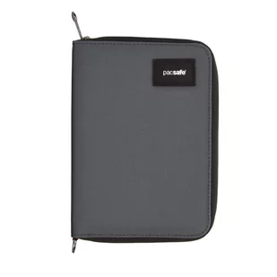 Portfel z ochroną przed kradzieżą organizer Pacsafe RFIDsafe Compact Travel Organizer Slate - Portfele - miniaturka - grafika 1