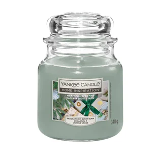 Świeca zapachowa w szkle świąteczna Wrapping Paper Yankee Candle 340 g - Świece - miniaturka - grafika 1