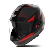 Kaski motocyklowe - Kask Szczękowy Nolan N-120-1 Ciclone Szary Lava/Czarny/Czerwony MatowyXS - miniaturka - grafika 1