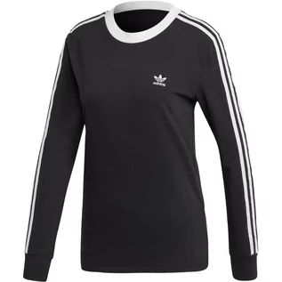 Odzież trekkingowa damska - Adidas, Koszulka damska, 3 STR LS BLACK FM3301, czarny, rozmiar 34 - grafika 1