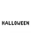 balon foliowy halloween czarny 280x46cm - Dekoracje sali - miniaturka - grafika 1