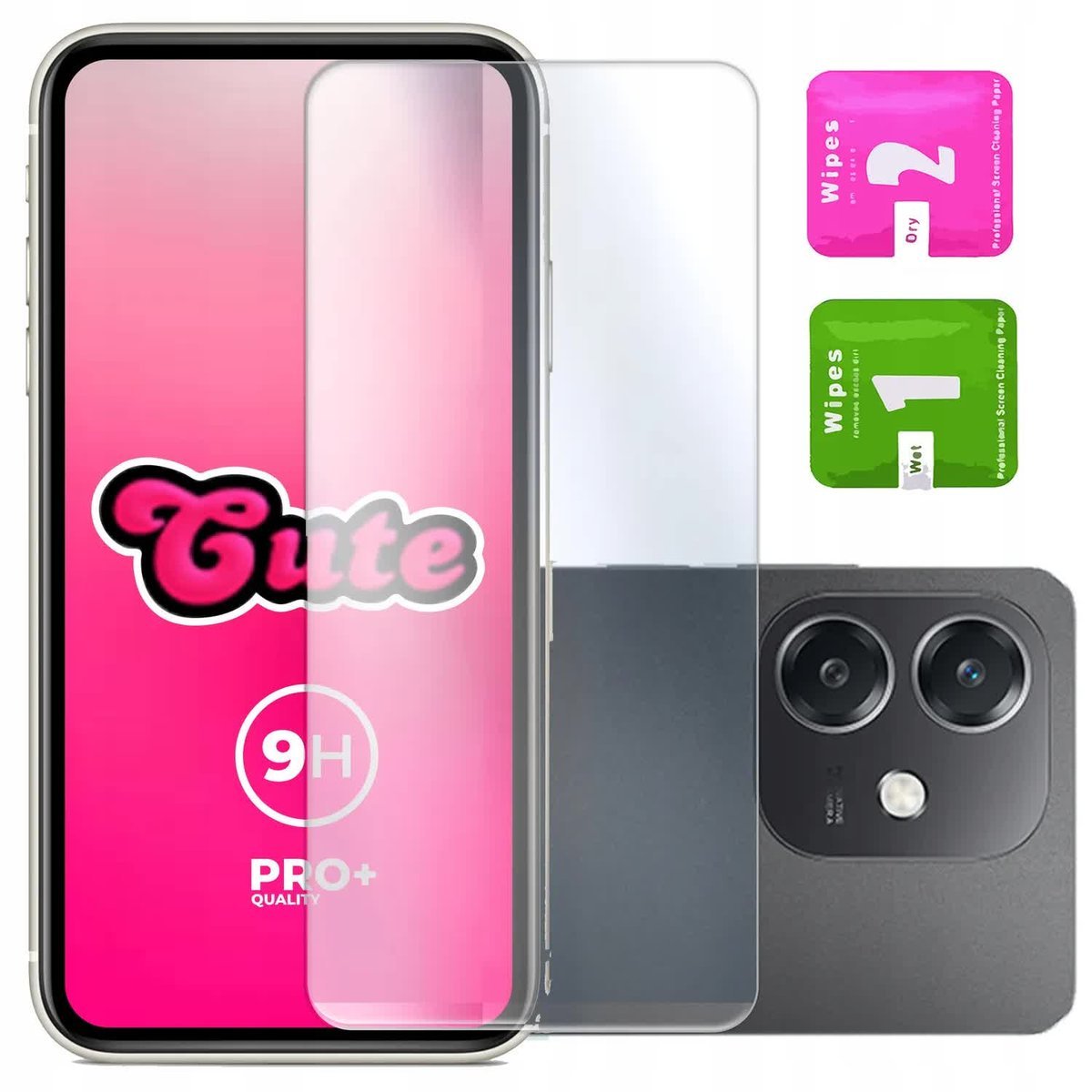 SZKŁO HARTOWANE 9H Do OPPO A40 (9H, 2.5D) Super Odporne I Ultra Wytrzymałe