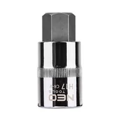 Klucze i nasadki - NEO-TOOLS Nasadka z końcówką sześciokątną 1/2"""", H17 x 55MM - NEO TOOLS (08-777) - miniaturka - grafika 1