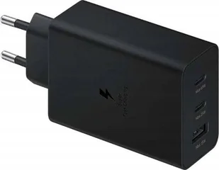 ŁADOWARKA SIECIOWA PD 2xUSB-C 65W 1xUSB CZARNY BULK - Ładowarki do telefonów - miniaturka - grafika 1