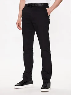 Calvin Klein Chinosy Modern Twill K10K110979 Czarny Slim Fit - Spodnie męskie - miniaturka - grafika 1