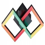 Lampy sufitowe - Plafon Kenshi czarno-biały Rgb 2160 lm Led Inspire - miniaturka - grafika 1