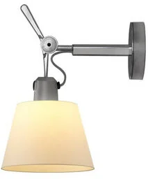 Artemide - Tolomeo Parete Diffusore Lampa Ścienna Ø24 Pergaminowa Artemide - Lampy ścienne - miniaturka - grafika 1
