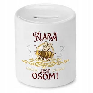 Skarbonka dla Klary na Urodziny Idealny Prezent z Nadrukiem ze Zdjęciem + Opakowanie na prezent (wzór 02) - Skarbonki - miniaturka - grafika 1