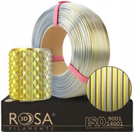 Filamenty i akcesoria do drukarek 3D - Filament ROSA3D PLA ReFill 1,75mm 1kg Magic Silk Gold-Silver - miniaturka - grafika 1