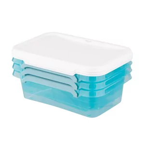 ORPLAST Zestaw 3 Pojemników na Żywność z Pokrywkami 3w1 Orplast Arctic Line 0,35 L 3833 - Pojemniki kuchenne - miniaturka - grafika 2