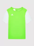 Koszulki sportowe męskie - Adidas Koszulka techniczna Estro 19 GH1663 Zielony Regular Fit - miniaturka - grafika 1