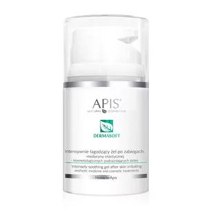 Apis Natural Cosmetics Dermasoft Intensywnie łagodzący żel po zabiegach medycyny estetycznej i kosmetologicznych 50ml - Kremy do twarzy - miniaturka - grafika 1