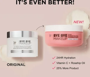 IT Cosmetics Bye Bye Makeup 3-in-1 Makeup Melting Cleansing Balm - Kremy oczyszczające - miniaturka - grafika 2