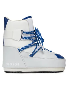 Moon Boot Śniegowce Sneaker Mid 14028200003 Szary - Śniegowce damskie - miniaturka - grafika 1