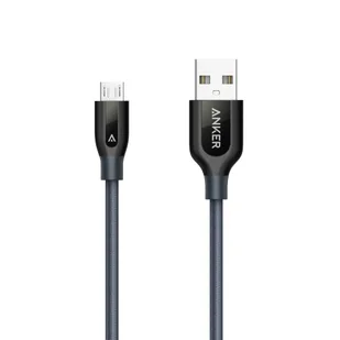 Anker PowerLine+ Micro USB kabel USB 0,9 m Micro-USB B USB A Czarny - Kable komputerowe i do monitorów - miniaturka - grafika 1