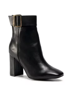 Tommy Hilfiger Botki Basic Square Toe Boot FW0FW05154 Czarny - Botki damskie - miniaturka - grafika 1