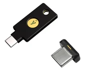 Zabezpieczenia do laptopów - Yubico Security Key C NFC by Yubico czarny + YubiKey 5C-nano - miniaturka - grafika 1
