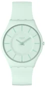 Zegarki damskie - Zegarek Swatch SS08G107 TURQUOISE LIGHTLY - - miniaturka - grafika 1