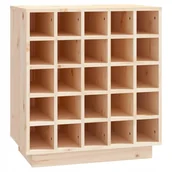 Szafki kuchenne - Szafka na wino, 55,5x34x61 cm, lite drewno sosnowe - miniaturka - grafika 1