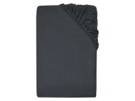 Prześcieradła - LIVARNO® Prześcieradło z bawełną z gumką, 90-100 x 200 cm (Ciemnoszary) - miniaturka - grafika 1