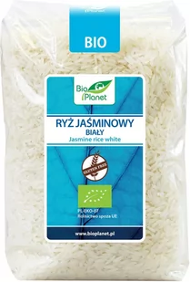 Bio Planet SERIA NIEBIESKA RYŻ JAŚMINOWY BIAŁY BIO 1 kg - - Ryż - miniaturka - grafika 1