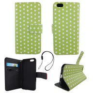 Etui i futerały do telefonów - Etui na telefon komórkowy Apple iPhone 6 / 6s Polka Dot Green White - miniaturka - grafika 1