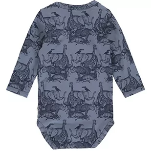 Müsli by Green Cotton Body dla chłopców Savannah Body and Toddler Sleepers, Dusty Blue, 86 - Śpiochy dla niemowląt - miniaturka - grafika 1