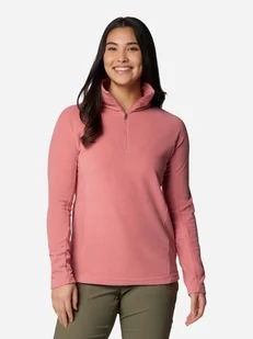 Bluza damska nierozpinana streetwear Columbia Glacial IV 1/2 Zip 1802201629 S Różowa (195981267648) - Bluzy damskie - miniaturka - grafika 1