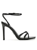 Sandały damskie - Steve Madden Sandały Slayed SM11002948 Czarny - miniaturka - grafika 1