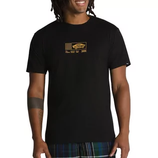 Koszulki męskie - Koszulka Vans Transfixed 3 VA0006CUBLK1 - czarna - grafika 1