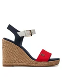 Espadryle damskie - Tommy Hilfiger Espadryle FW0FW08053 Granatowy - miniaturka - grafika 1
