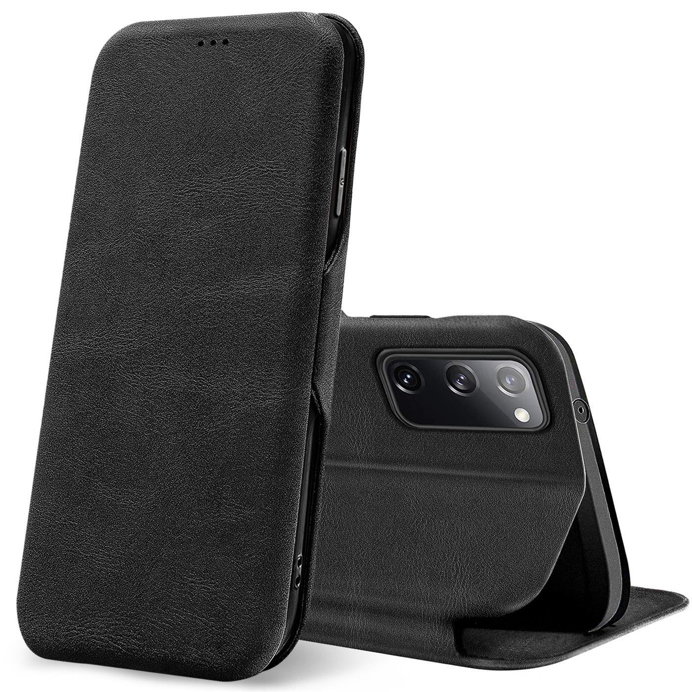 Etui z klapką do Samsung Galaxy S20 FE Etui Book Cover na telefon komórkowy z miejscem na kartę Etui ochronne Premium